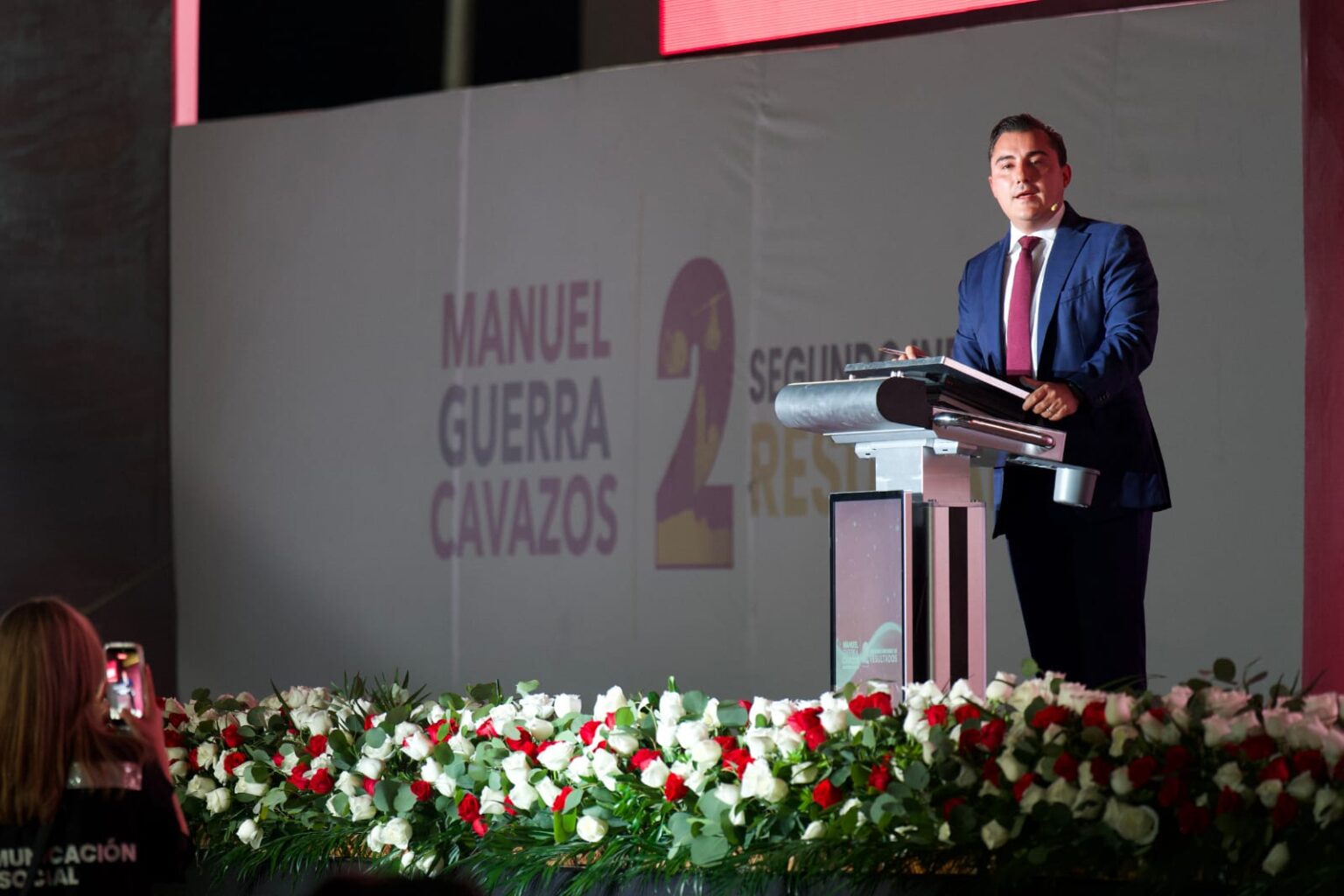 Rinde Manuel Guerra Cavazos su Segundo Informe con “Resultados que Transforman” a García